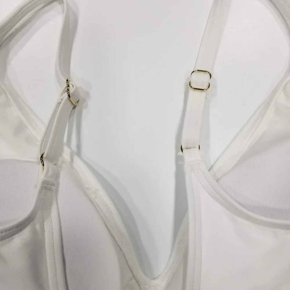 Michael Kors Sash Tummy-Control One Piece Swimsuit Size 10